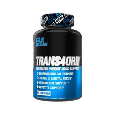 Evlution Nutrition Trans4Orm Fat Burner - 120 Capsules