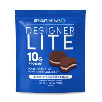 Designer Lite Cookies & Cream Protein Powder, 1.6 lb