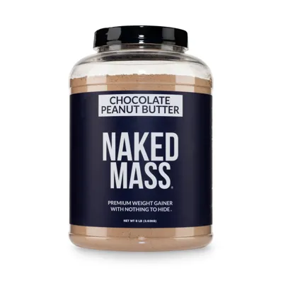 Chocolate Peanut Butter Mass Gainer Protein Supplement | Naked Mass - 8LB