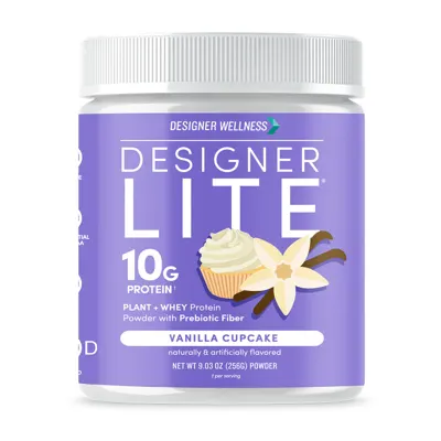 Designer Lite Vanilla Cupcake Protein Powder, 9.03 oz
