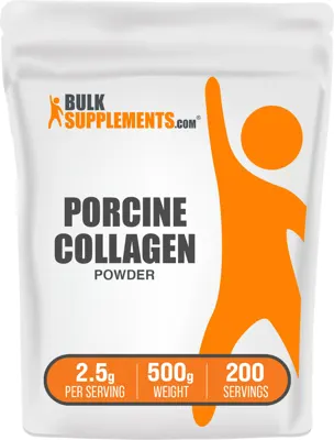 Porcine Collagen Powder - Powder / 500 Grams (1.1 lbs)