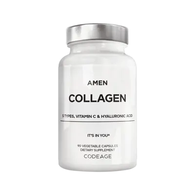 Codeage Amen Grass-Fed Hydrolyzed Collagen Peptides Capsules - 90 Veggie Caps / Unflavored