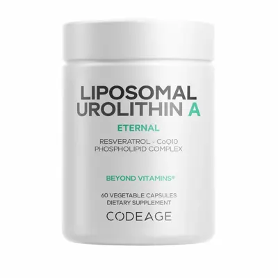 Codeage Urolithin A Eternal Resveratrol - CoQ10 Supplement - 60 Capsules / Unflavored