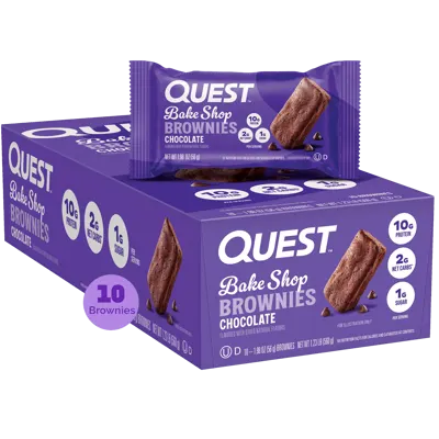 Bake Shop Chocolate Brownies - 10 Count Box