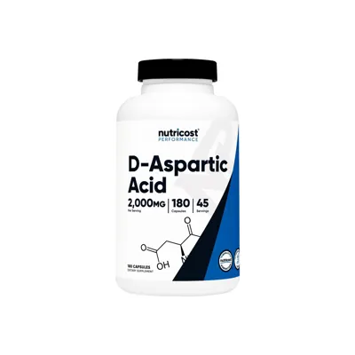 Nutricost D-Aspartic Acid Capsules - 3000 mg