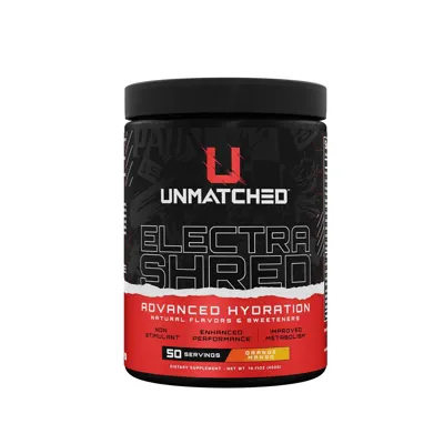 Unmatched Nutrition Electrashred Hydration Orange Mango - 50 Servings