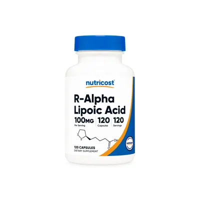 Nutricost R-Alpha Lipoic Acid Capsules - 120 Capsules