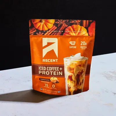 Pumpkin Spice Iced Coffee With Protein - 15 Serving Bag / EA