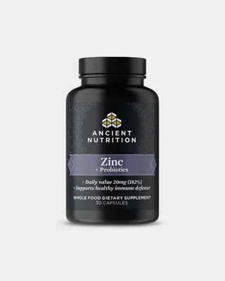 Ancient Nutrition Ancient Nutrients - Zinc + Probiotics - 30 Capsules