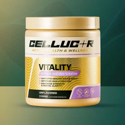 Cellucor® Vitality Creatine Powder with Collagen Peptides - 25 Servings