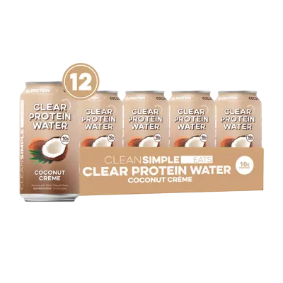Clear Protein Water: Coconut Créme (12 Oz. | 12 Pack)