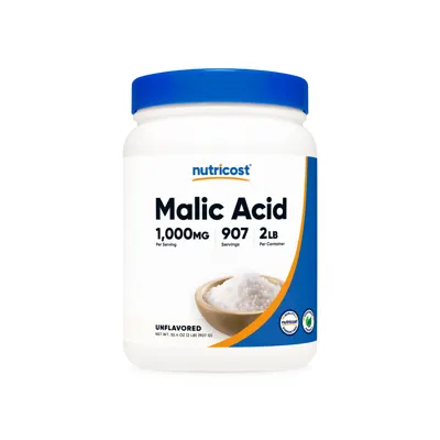Nutricost Malic Acid Powder - 2LB