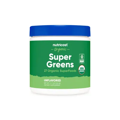 Nutricost Organic Super Greens Powder - 10 Servings