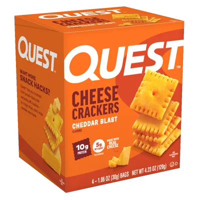 Cheddar Blast Cheese Crackers - 3 x 4ct. Box