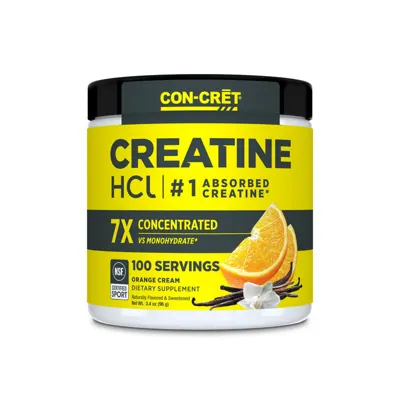 Con-Crēt® Creatine HCl Powder - Flavored - 100 Servings