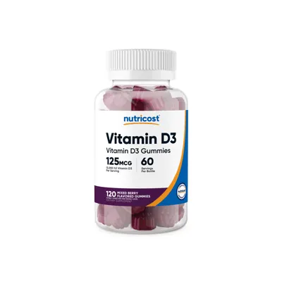 Nutricost Vitamin D3 Gummies (5,000iu)