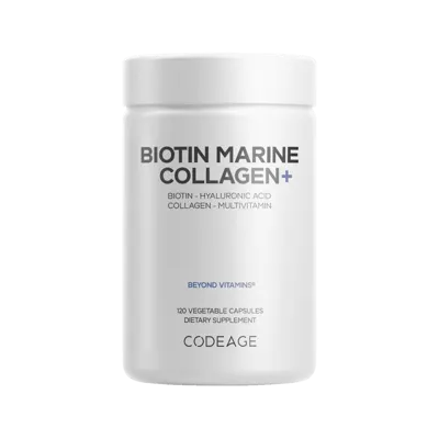 Codeage Biotin Marine Collagen Capsules - Codeage Biotin Marine Collagen Capsules 120 ct