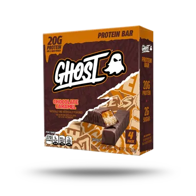 Ghost® Protein Bars | Chocolate Caramel 4 Pack - 4-Pack