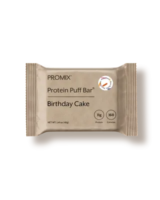 Birthday Cake Plant Protein Puff Bars - 12 Bars