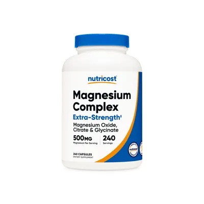 Nutricost Magnesium Complex Extra Strength - 240 Caps