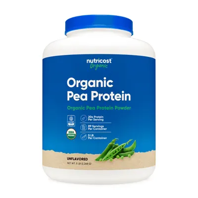 Nutricost Organic Pea Protein Powder - 3lbs
