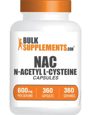 N-Acetyl L-Cysteine (Nac) Capsules - Capsule / 360 Capsules - 1000mg Per Serving