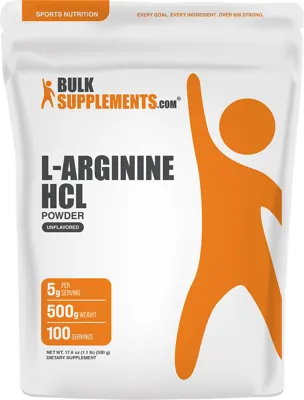 L-Arginine HCl Powder - Powder / 1 Kilogram (2.2 lbs)