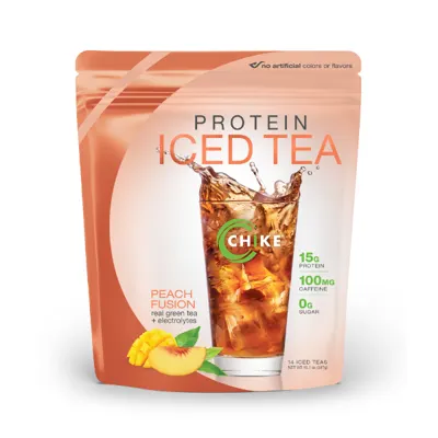 Peach Fusion Protein Iced Tea - Single-Serving Packets