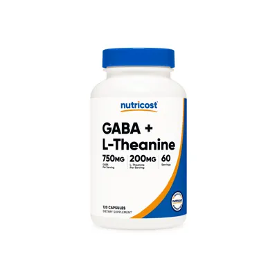 Nutricost GABA (750mg) + L-Theanine (200mg)