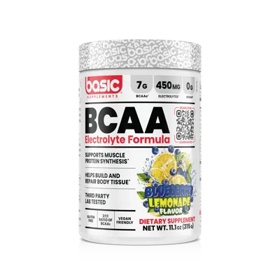 Basic Supplements Basic BCAA, Blueberry Lemonade