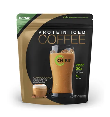 Decaf Cappuccino High Protein Iced Coffee - Single-Serving Packets
