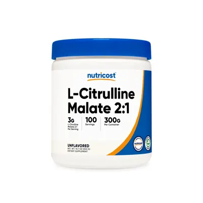 Nutricost L-Citrulline Malate (2:1) Unflavored Powder - 1.2 KG