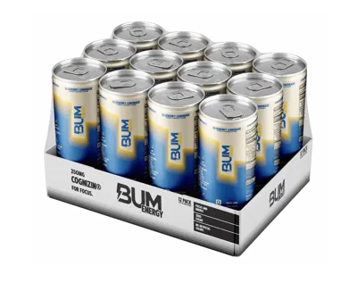 Raw Nutrition Bum Energy Drinks - 12 pack