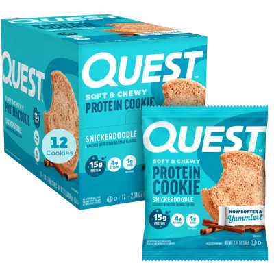 Snickerdoodle Protein Cookies - 3 x 12ct. Box