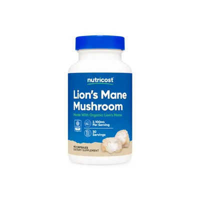 Nutricost Made With Organic Lion's Mane Capsules