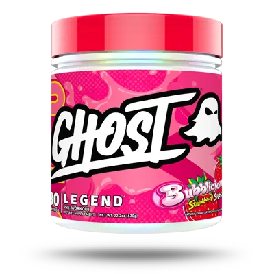 Ghost Legend® x Bubblicious® | Strawberry Splash - 30 Servings