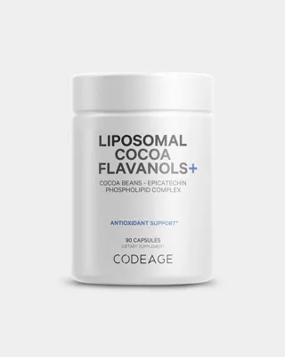 Codeage Liposomal Cocoa Flavanols+ - 90 Capsules / Unflavored