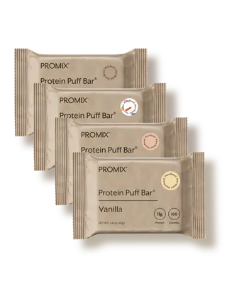 Plant Based Protein Puff Bars Variety Pack - 12 Bar Variety Pack