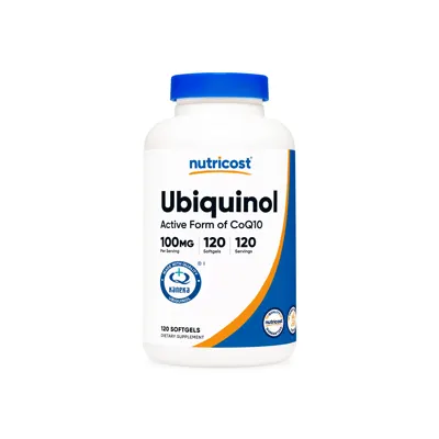 Nutricost Ubiquinol Softgels - 120 Sfg