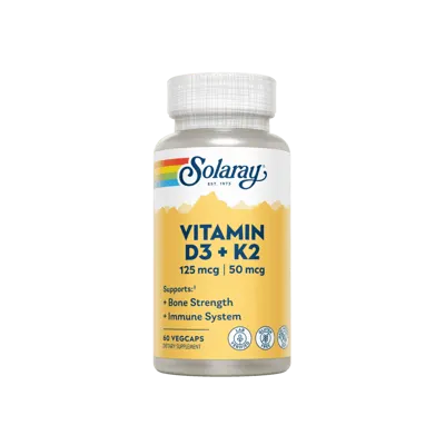 Solaray Vit D3 + K2 - 60