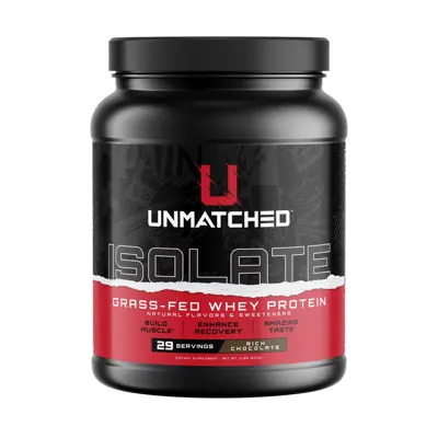 Unmatched Nutrition Grass-Fed Whey Isolate Rich Chocolate - 29 Servings