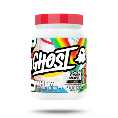 Ghost® Clear Whey x Sour Strips® | Rainbow - 1.4lb