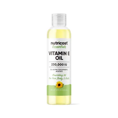 Nutricost Essentials Vitamin E Oil (8 OZ)