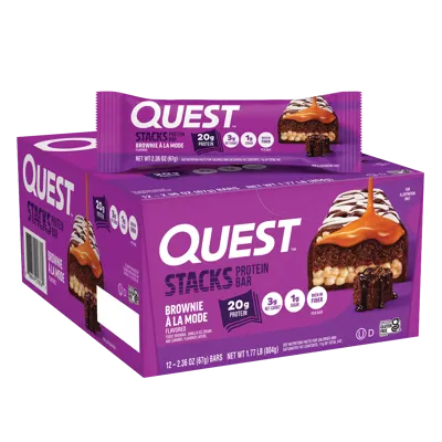 Brownie a la Mode Stacks Bars - 12 ct. Box