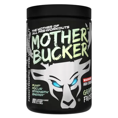 Bucked Up Mother Bucker Pre-Workout, Grape Frost