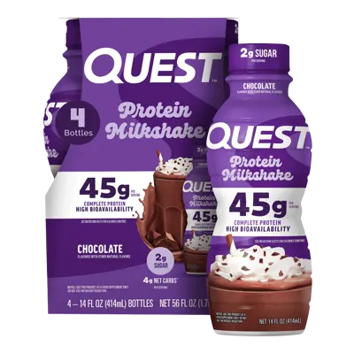 Chocolate 45g Protein Milkshake - 12-pack (12 x 14 fl. oz. Bottle)