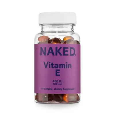 Daily Vitamin E Supplement | Naked Vitamin E - 100 Softgels