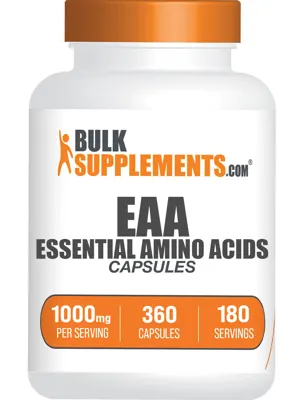 Essential Amino Acids (EAA) Capsules - Powder / 500 Grams (1.1 lbs)