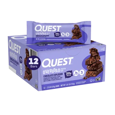Chocolate Explosion Overload Bar - 12 Count Box
