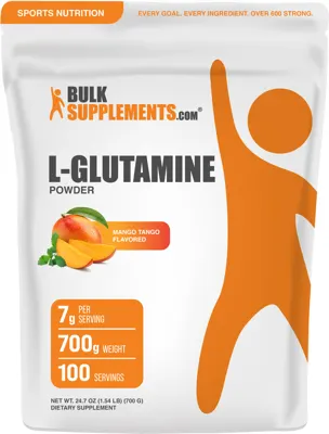 L-Glutamine Powder - Mango Tango - Powder / 700 Grams (1.5 lbs)